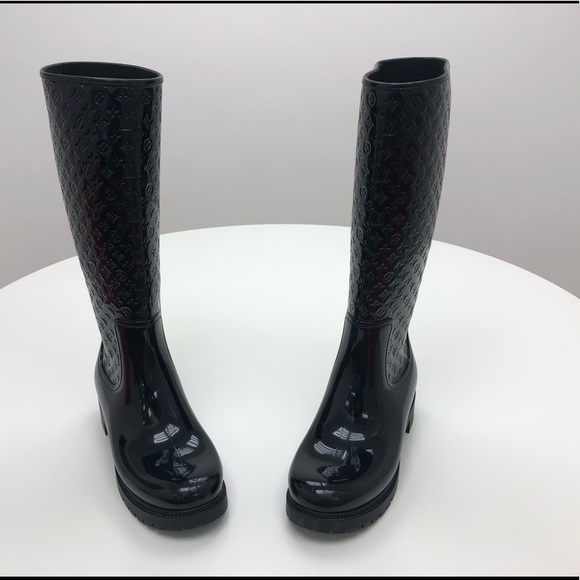 louis vuitton monogram rain boots